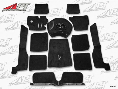 Carpet set deluxe black Giulia Sprint GTC Bertone