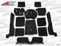 Carpet set deluxe black Giulia Sprint GTC Bertone