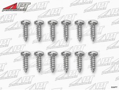 Set (12) B-post seal trim stainless screws GTV Bertone