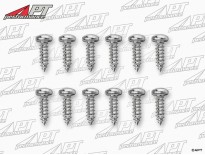 Set (12) B-post seal trim stainless screws GTV Bertone