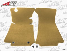 Set Deluxe floor mats tan velours Spider 70 - 85