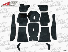 Carpet set deluxe anthracite Giulia (hanging pedals)