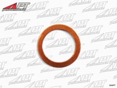 Gasket ring for vacuum valve on intake manifold