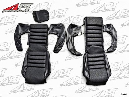 Set (2) Seat covers front 1750 GTV Bertone 1.S scay black