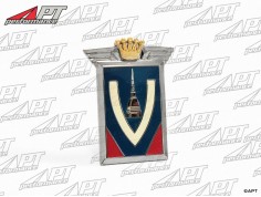 Emblem Vignale with crown enamel 30 x 53mm