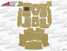 Carpet set complete deluxe tan Fastback Spider 1970 - 85