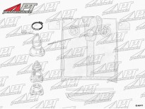 Chrome clamp for gear shift lever 1300 - 1600 Giulia