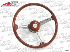 Steering wheel wood flat 380mm 1300 - 1750cc