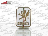 Emblem Iso Rivolta enamel (on white backround)