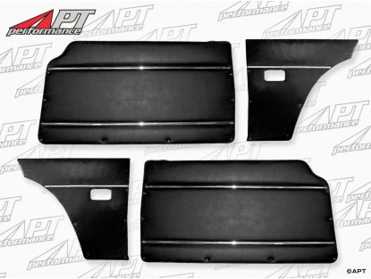 Set (4) door panels black 1300 - 1750 GT -  GTV 1. series