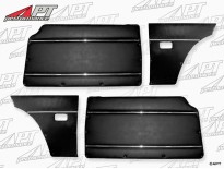 Set (4) door panels black 1300 - 1750 GT / GTV 1. series