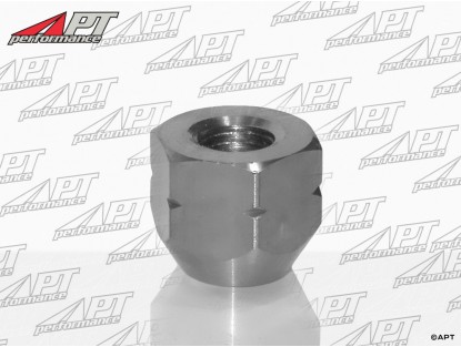 Wheel nut left-hand thread stainless steel open