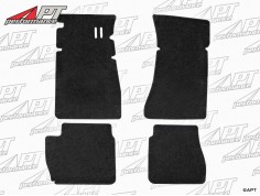 Set Deluxe floor mats black velours Giulia 105 1. series