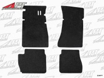 Set Deluxe floor mats black velours Giulia 105 1. series