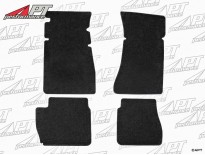 Set Deluxe floor mats black velours Giulia 2. series