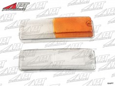 Turn signal lens front white / amber Giulia Super left