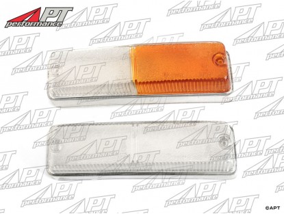 Turn signal lens front white / amber Giulia Super left