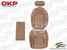 Seat cover scay brown 24cm head rest Spider 1978-89