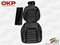 Seat cover scay black 19cm head rest Spider 1978-89