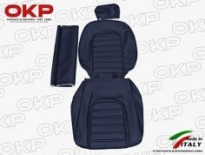 Seat cover scay blue 19cm head rest Spider 1978-89