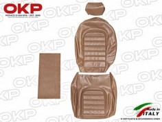 Seat cover scay brown 19cm head rest Spider 1978-89