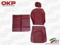 Seat cover scay bordeaux 19cm head rest Spider 1978-89