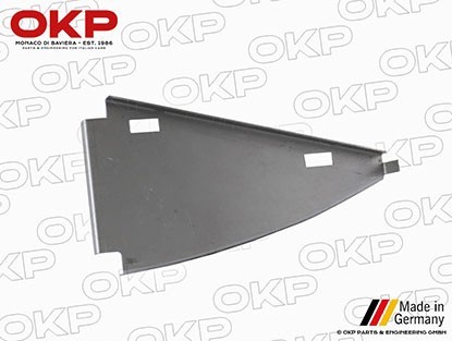 Front left splash guard support panel Spider 1966 - 1982