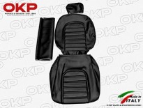 Seat cover scay black 19cm head rest Spider 1978-89