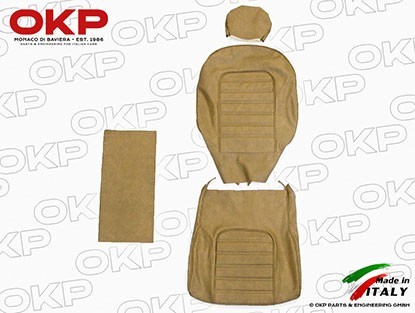 Seat cover scay beige 19cm head rest Spider 1978-89