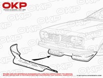Front spoiler set left -  right  Alfetta GTV 1. series 80