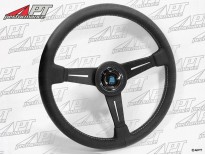 Nardi Classico 360mm black leather / black spokes