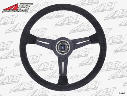 Nardi Classico 360mm black suede / black spokes
