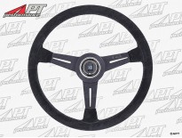 Nardi Classico 360mm black suede / black spokes