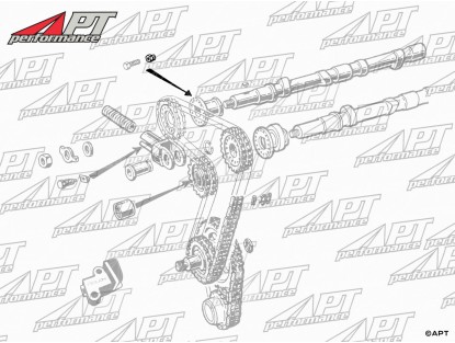 Camshaft sprocket lock nut 1300 - 2000cc