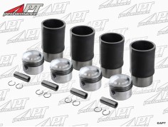 Piston and liner set (4) 1800cc 75 Turbo 80mm