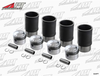 Piston and liner set (4) 1800cc 75 Turbo 80mm