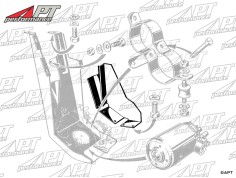 Electric fuel pump metal protection sheet Alfa Montreal 2
