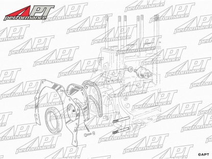 Stud bolt between engine and gearbox  105 /115 /116