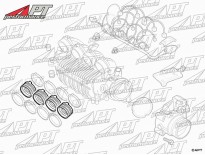 Rubber intake pipe TS 16V 166 / 155 / Spider / GTV / GT