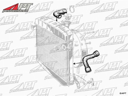 Set (4) silicone radiator hoses 1300 - 1600cc 105 1. S.