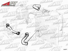 Silicone radiator hose set (5) 1300 - 2000cc 105 / 115 2.S. 2