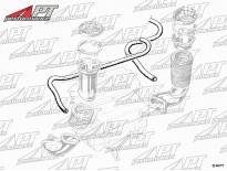 Silicone radiator hose set (5) 1300 - 2000cc 105 / 115 2.S.