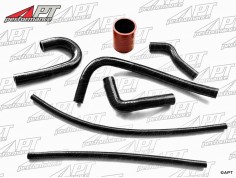 Set (7) silicone radiator / oil hoses Alfa 75 1.8 Turbo