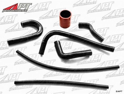Set (7) silicone radiator / oil hoses Alfa 75 1.8 Turbo