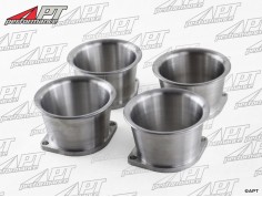 Set (4) Carburetor trumpet 48mm, 48mm long, open