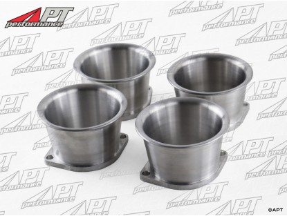 Set (4) Carburetor trumpet 48mm, 48mm long, open