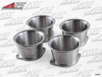 Set (4) Carburetor trumpet 48mm, 48mm long, open