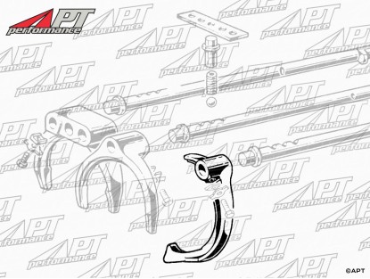 Gear shift fork 5. + R.-gear 101 / 105 / 115