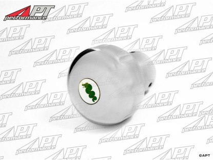 Gearshift knob aluminium Alfa Romeo with snake emblem