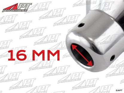 Gearshift knob aluminium Alfa Romeo with snake emblem